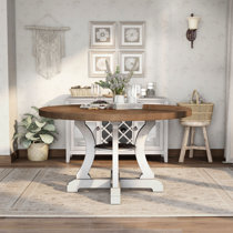 54 round farmhouse store dining table